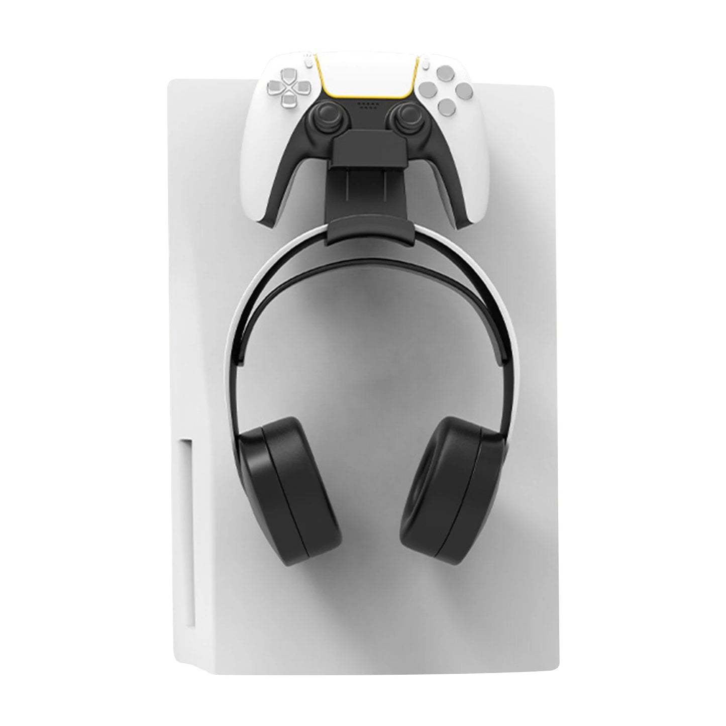 2 in 1 PS5 Controller Charger with Headphone Holder Smart Charging Dock Station for PS5 Controller